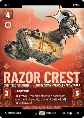 Razor Crest - Outfitted Armament (Prestige) - Foil