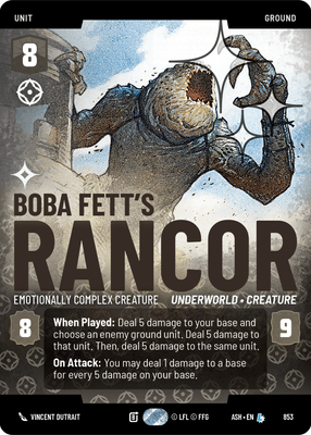 Boba Fett's Rancor - Emotionally Complex Creature (Prestige) - Foil