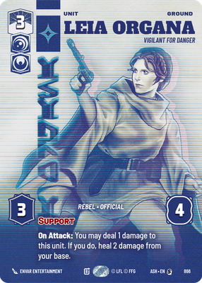 Leia Organa - Vigilant for Danger (Prestige) - Foil