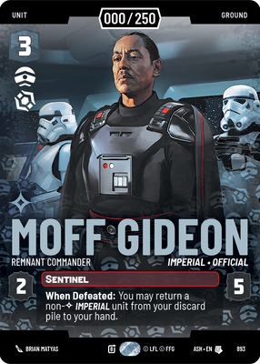 Moff Gideon - Remnant Commander (Serialized)