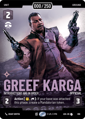Greef Karga - Introductions are in Order (Serialized)