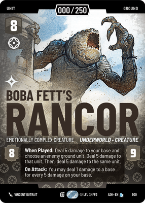Boba Fett's Rancor - Emotionally Complex Creature (Serialized)