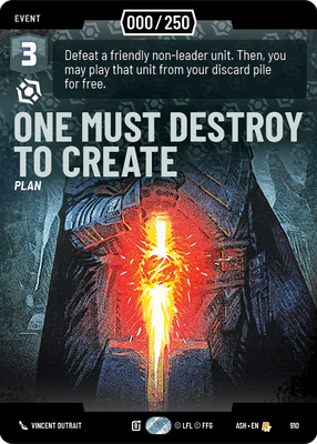 One Must Destroy to Create (Serialized)