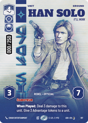 Han Solo - It'll Work (Serialized)