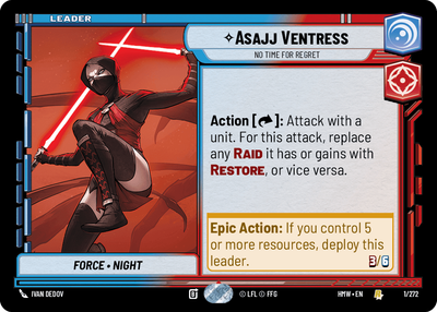Asajj Ventress - No Time For Regret