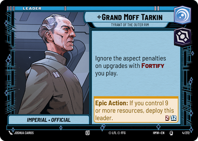 Grand Moff Tarkin - Tyrant of the Outer Rim
