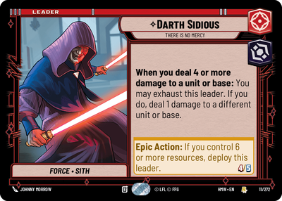 Darth Sidious - There Is No Mercy