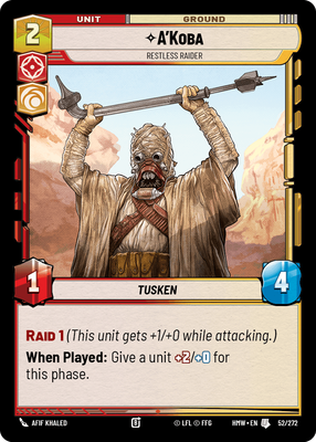 A'Koba - Restless Raider