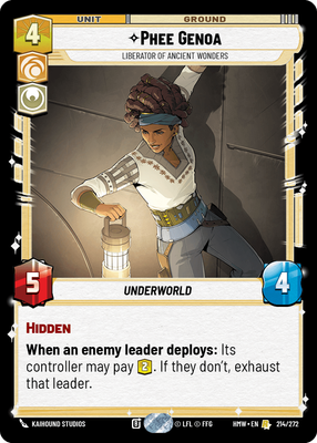 Phee Genoa - Liberator of Ancient Wonders