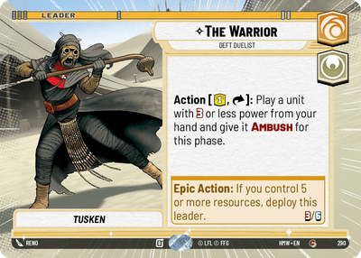 The Warrior - Deft Duelist (Hyperspace)