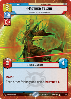 Mother Talzin - Pledged to the Sisterhood (Hyperspace)