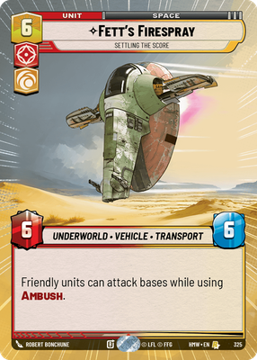 Fett's Firespray - Settling the Score (Hyperspace)