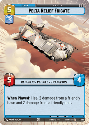 Pelta Relief Frigate (Hyperspace)