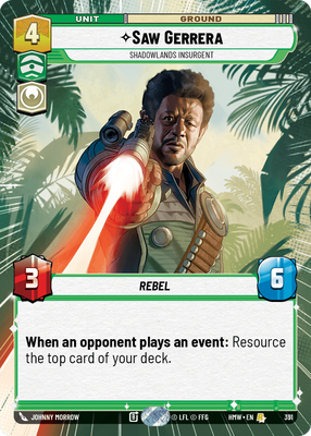 Saw Gerrera - Shadowlands Insurgent (Hyperspace)