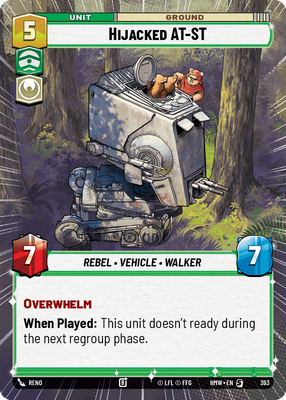 Hijacked AT-ST (Hyperspace)