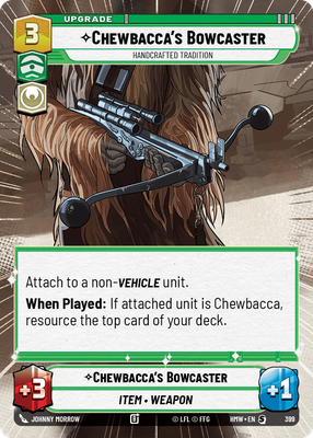 Chewbacca's Bowcaster - Handcrafted Tradition (Hyperspace)