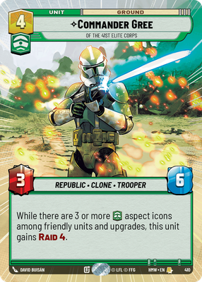 Commander Gree - Of the 41st Elite Corps (Hyperspace)