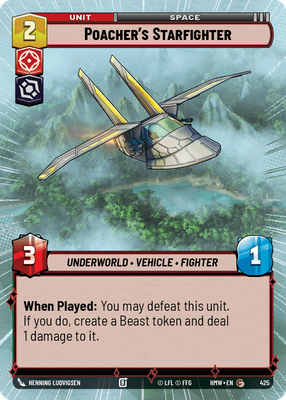 Poacher's Starfighter (Hyperspace)
