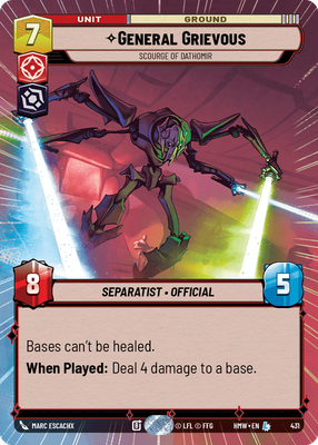 General Grievous - Scourge of Dathomir (Hyperspace)