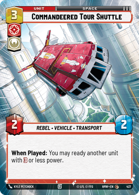 Commandeered Tour Shuttle (Hyperspace)