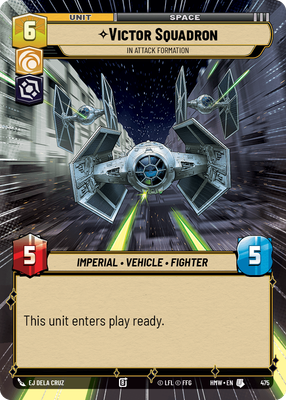 Victor Squadron - In Attack Formation (Hyperspace)