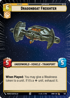 Dragonboat Freighter (Hyperspace)