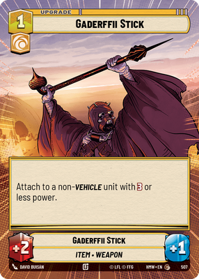 Gaderffii Stick (Hyperspace)