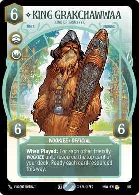 King Grakchawwaa - King of Kashyyyk (Prestige)