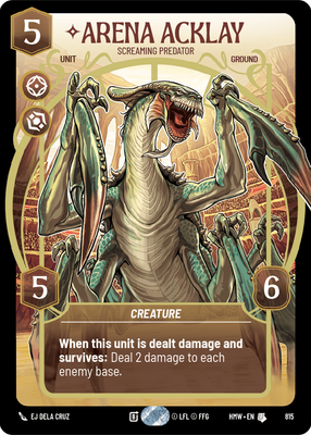 Arena Acklay - Screaming Predator (Prestige)