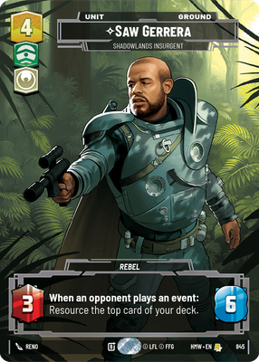 Saw Gerrera - Shadowlands Insurgent (Prestige)