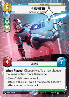 Hunter - Everyone Get to Cover! (Hyperspace) - Foil
