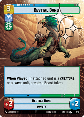 Bestial Bond (Hyperspace) - Foil