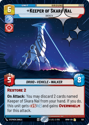 Keeper of Skara Nal - Awoken (Hyperspace) - Foil