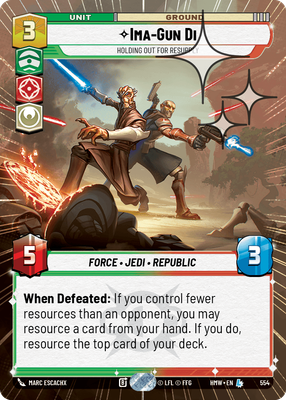 Ima-Gun Di - Holding Out For Resupply (Hyperspace) - Foil