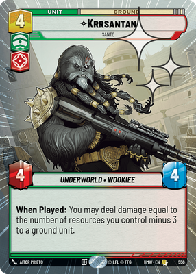 Krrsantan - Santo (Hyperspace) - Foil