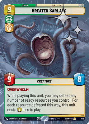 Greater Sarlacc (Hyperspace) - Foil