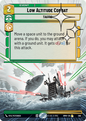 Low Altitude Combat (Hyperspace) - Foil