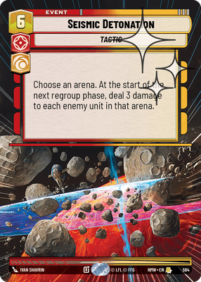 Seismic Detonation (Hyperspace) - Foil