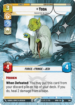Yoda - Trickster in Exile (Hyperspace) - Foil