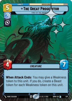 The Great Progenitor - First of the Drengir (Hyperspace) - Foil
