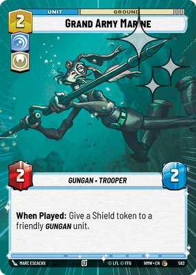 Grand Army Marine (Hyperspace) - Foil