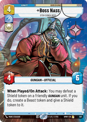 Boss Nass - Otoh Gunga Boss (Hyperspace) - Foil