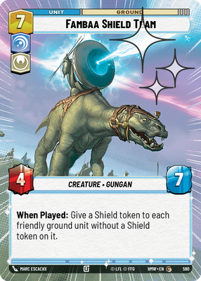 Fambaa Shield Team (Hyperspace) - Foil