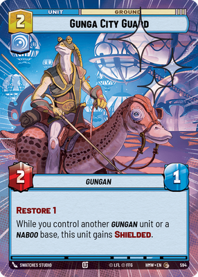 Gunga City Guard (Hyperspace) - Foil