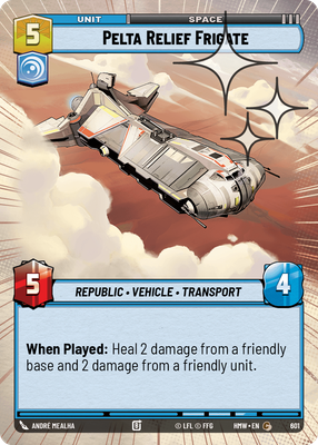 Pelta Relief Frigate (Hyperspace) - Foil
