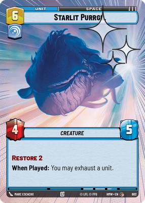 Starlit Purrgil (Hyperspace) - Foil