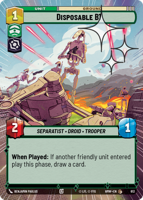 Disposable B1 (Hyperspace) - Foil