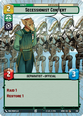 Secessionist Convert (Hyperspace) - Foil