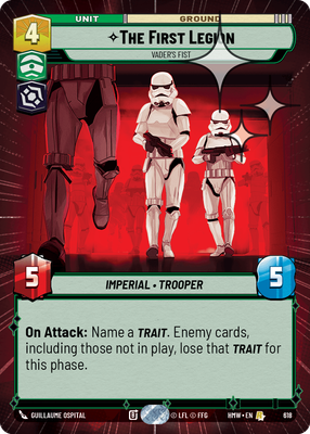 The First Legion - Vader's Fist (Hyperspace) - Foil
