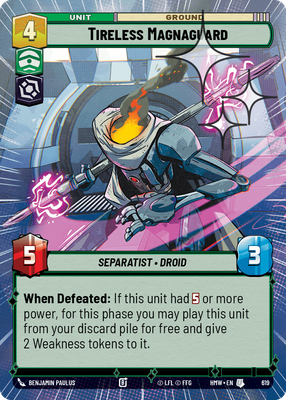 Tireless Magnaguard (Hyperspace) - Foil